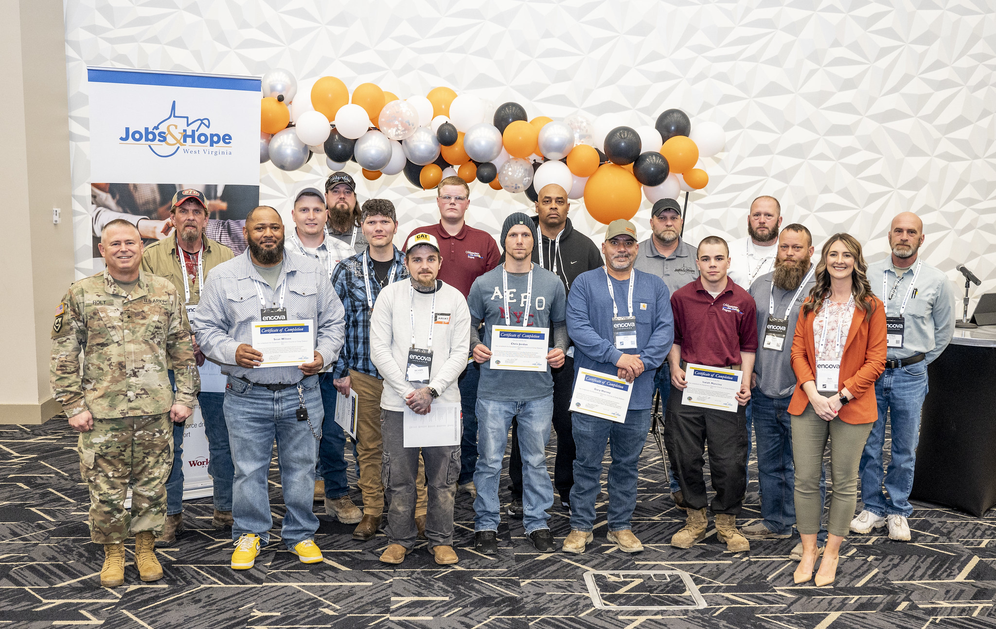 Jobs & Hope WV Celebrates Graduating Class of Heavy Equipment Operators